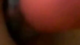 Busty Amateur Girl Sucks Dildo on Webcam for Fans