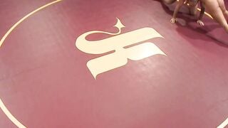 Cam Christou Wrestles Luke Adams Then Doggy Fucks The Loser On The Purple Mat