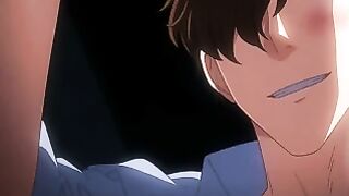 Tied Up Nerd Gets Deep Anal Creampie in Rough Hentai