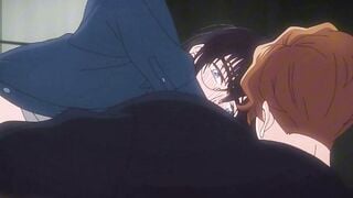 Hentai Nerd Gets Hard Anal Creampie And Ass Play On Sweaty Uke
