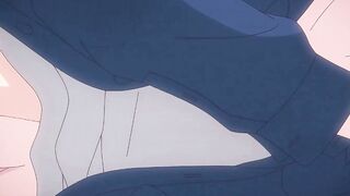 Hentai Gay Nerd Sucks Cock & Gets Hard Anal Creampie Overflow