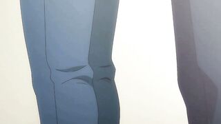 Blindfolded Anime Nerd Tied Up For Rough Deep Anal Creampie