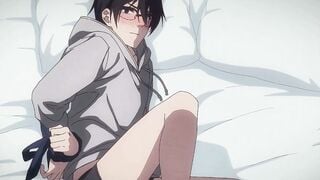 Blindfolded Anime Nerd Tied Up For Rough Deep Anal Creampie