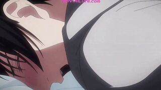 Blindfolded Anime Nerd Tied Up For Rough Deep Anal Creampie