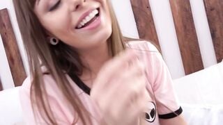 Alex Blake Stepsister Flashes Juicy Snatch & Takes Stepbro's Virginity