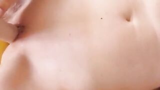 Amateur European Girl Toying Her Tight Pussy With Vibrator