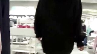 Chunky Avena Lee Busted Sucking Cock In Mall Van Threesome