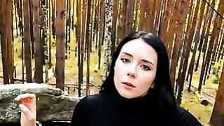 Sweetie Fox Deepthroats African Dick While Banged Raw In The Forest