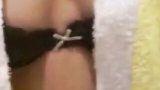 German Amateur Big Tits Masturbates With Banana