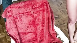 Amateur Blonde MILF Deepthroats Twink Cock For Raw Bukkake Face Cum
