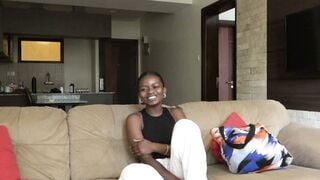 Busty Ebony Fitness Instructor Deepthroats Big Cock In Tight Amateur Casting