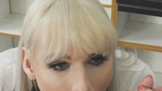 Lianna Lawson Deepthroats Teacher's Big Cock In College Office
