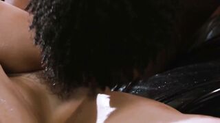 Millie Morgan Deepthroats Boss BBC in Oiled Nuru Massage