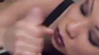 Kinky Asian Jade POV Handjob Cumshot