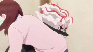 Momo Deepthroats Okarun in Dandadan Anime Parody