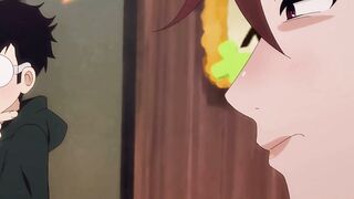 Momo Deepthroats Okarun in Dandadan Anime Parody