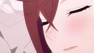Momo Deepthroats Okarun in Dandadan Anime Parody
