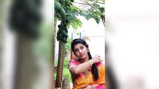 Nee Deepthroats 12 Inch Black Cock In Tight Saree Reality