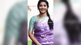 Nee Deepthroats 12 Inch Black Cock In Tight Saree Reality