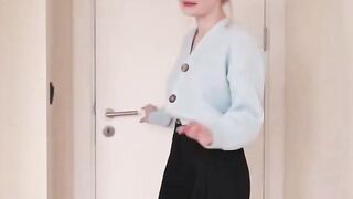 Caught Stepsister Jerking Off Before She Blows My Dick