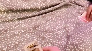Tattooed Blonde Abigail Mac Deepthroats Neighbor's Big Dick After Losing Cards