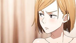 JJK #1 Parody: Busty Schoolgirl Spreads for Raw Cartoon Fuck