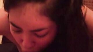 Latina Prostitute Deepthroats 10 Inch Cock For Cash