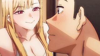 Marin Kitagawa POV: Busty Blonde Rides Shy Boy on Tatami Mat