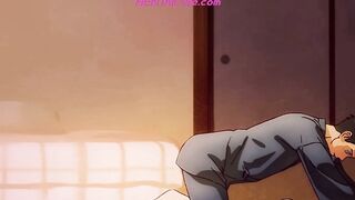 Marin Kitagawa POV: Busty Blonde Rides Shy Boy on Tatami Mat