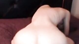 Redhead Big Tits Rides Huge Dildo On Webcam