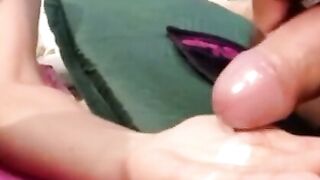 Amateur Handjob Compilation: Licking Every Drop of Cum From Open Palm