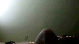 Amateur BBW Webcam Slut Gets Cum On Her Thick Ass