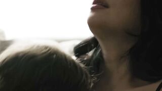 Petite Asian Scarlett Alexis Deepthroats Big Cock on Couch