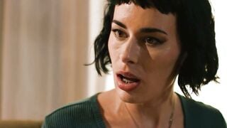Olive Glass Deepthroats Tattooed BBC While Husband Banged