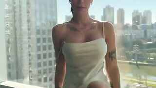Tattooed Latina Dru Blake Sucks Cock In Sunlit Apartment