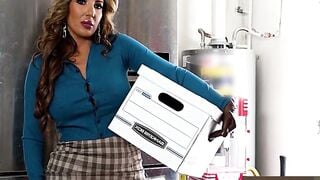 Doll Deepthroats Boss Big Cock In Office Swallows Cum On Counter