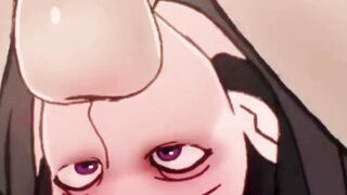 AI Animated Girlfriend Sucks Cock Deep Throat Hentai Fantasy