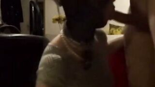 Amateur Wife Gagged and Roughly Face Fucked in Homemade Sex
