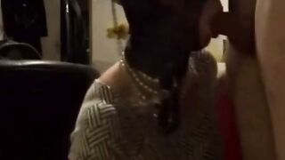Amateur Wife Gagged and Roughly Face Fucked in Homemade Sex