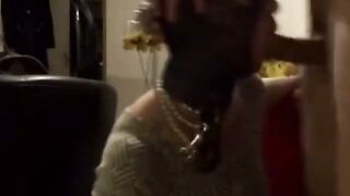 Amateur Wife Gagged and Roughly Face Fucked in Homemade Sex