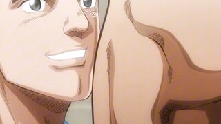 Muscle Bara Fucks Teen Boy Raw in Dirty Washroom with Messy Creampie