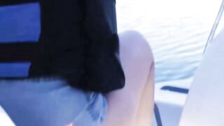 Aria Gagged and Pounded on Swan Boat Picnic