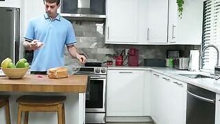 Zarina Noir Stepsister POV: Deepthroat & Reverse Cowgirl on Couch