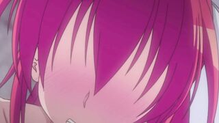 Purple Hair Anime Girl Deepthroated By Slimy Tentacles In Cave