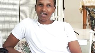 Slim Ebony Teen Oiled and Fucked Raw on Massage Table
