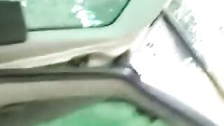 German Amateur Threesome: Thick BBW Sucks Cock & Gets Cumshot in Car Trunk