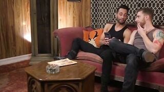 Cesar Xes Rope Bound Gagged Deep Throat Big Dick Edging
