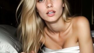 Big Titted Blonde Sucks Cock & Gets Oiled Doggystyle Anal