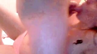 Tattooed Babe Deepthroats Cock On Webcam Cam Show