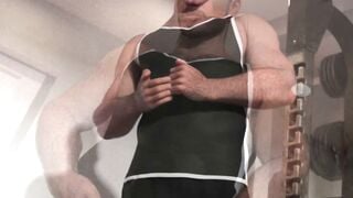 Muscular Gym Daddy Breeds Tight Young Jock With Huge Cock